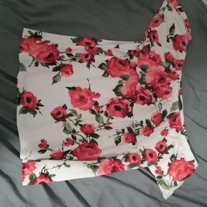 Off the shoulder floral top